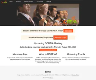 Ocreia.com(Orange County REIA) Screenshot