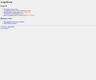 Ocrgrid.org(ocrgrid) Screenshot