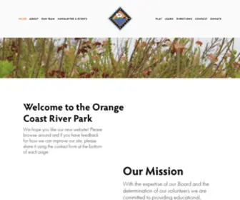 Ocriverpark.org(Orange Coast River Park) Screenshot