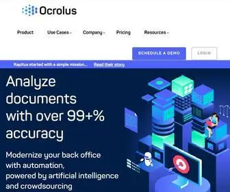 Ocrolus.com(Intelligent Document Processing & Automation Software) Screenshot