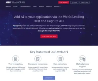 OCRSDK.com(ABBYY Cloud OCR SDK) Screenshot