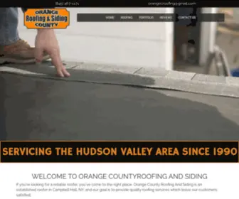 Ocrsny.com(Orange County Roofing And Siding) Screenshot