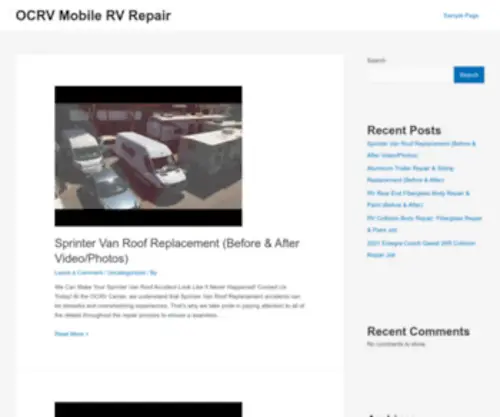 OcrvMobilervrepair.com(OCRV Mobile RV Repair) Screenshot