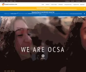 Ocsarts.net(Orange county school of the arts) Screenshot
