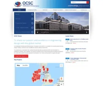 OCSC.ie(International Multidisciplinary Consultancy Engineering OCSC) Screenshot