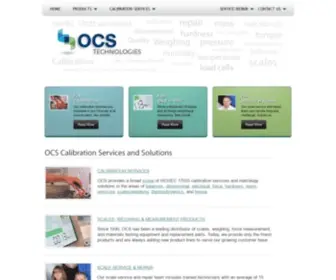 Ocscal.com(Calibration Services Ohio) Screenshot