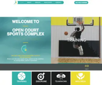 Ocsckaty.com(Open Court Sports Complex offers private court rentals and) Screenshot