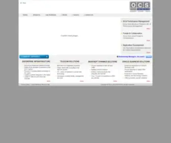 Ocsinfotech.com(OCS Infotech) Screenshot