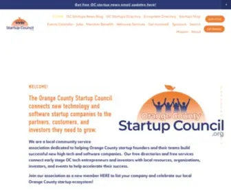 Ocstartupcouncil.org(Orange County Startups Council) Screenshot