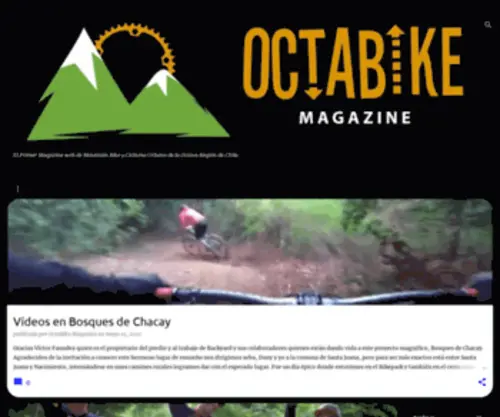 Octabike.cl(OctaBike Magazine) Screenshot