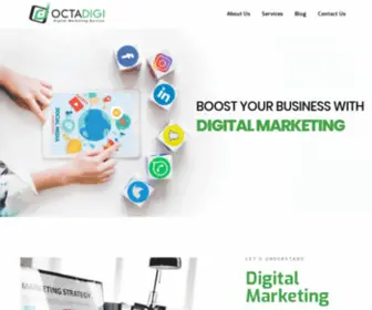 Octadigi.com(Best digital marketing company) Screenshot