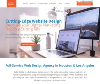 Octaldigi.com(Octal Digital) Screenshot
