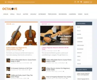 Octalove.com(Musical Instrument Reviews) Screenshot