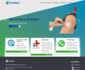 Octamed.com(Anasayfa) Screenshot