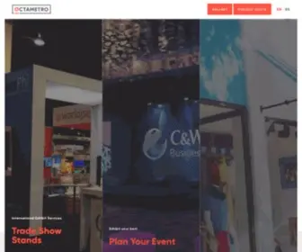 Octametro.com(Trade Show Stands) Screenshot