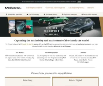 Octane-Magazine.com(Fuelling the passion since 2003) Screenshot