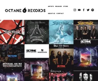 Octane-Records.com(Octane Records) Screenshot