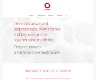 Octaneco.com(Regenerative Medicine Solutions and Bioengineering Technology) Screenshot