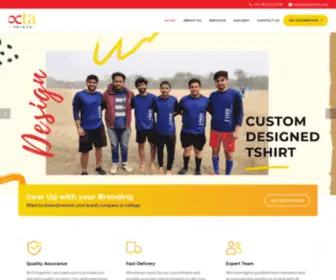 Octaprints.com(T-Shirt Printing Delhi) Screenshot