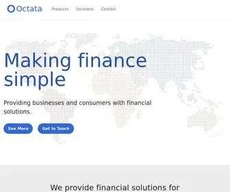 Octata.com(Fintech Solutions) Screenshot