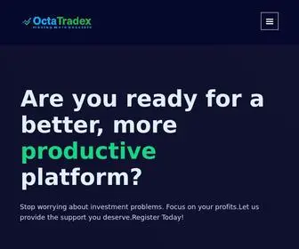 Octatradex.com(OctaTradex The Most Reputable Source of Investment in Bitcoin) Screenshot