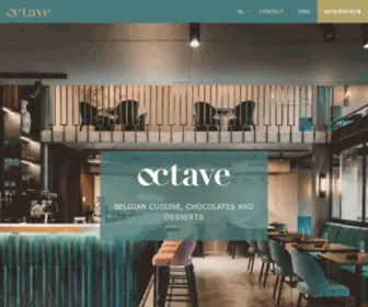 Octaveantwerp.be(Restaurant Octave in Antwerpen) Screenshot