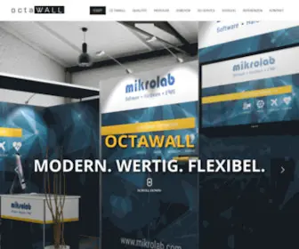 Octawall-Messestand.de(Octawall Messestand) Screenshot