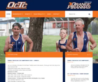 OCTC.org.au(Orange Triathlon Club) Screenshot