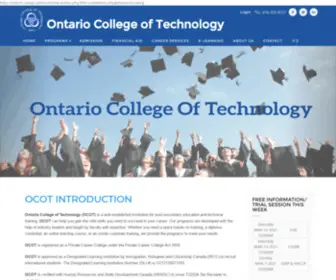 Octech.ca(Ontario College of Technology(OCOT)) Screenshot