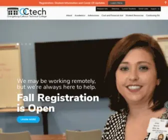 Octech.edu(Orangeburg-Calhoun Technical College) Screenshot
