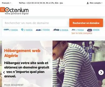 Octenium.com(Hébergement web Algérie) Screenshot