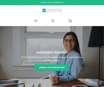 Octhopus.com.mx(Octhopus I Asistentes virtuales) Screenshot