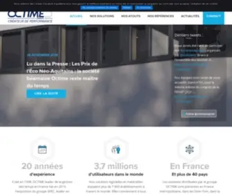 Octime.com(Découvrez nos logiciels de gestion RH) Screenshot