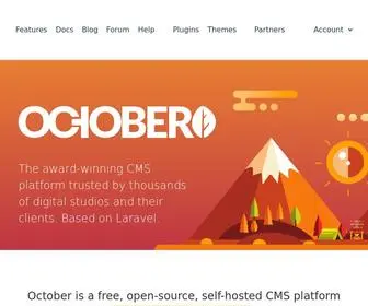 Octobercms.com(October CMS) Screenshot
