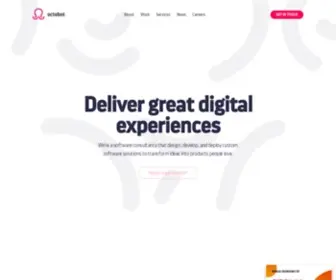 Octobot.io(Discover how we transform people's digital experiences with software consulting services) Screenshot
