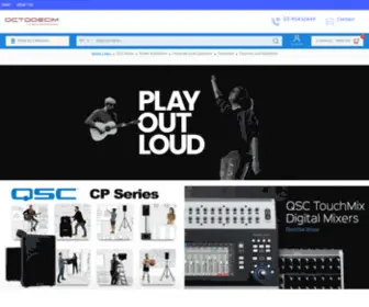 Octodecim.com(Octodecim Akustik Sdn Bhd) Screenshot