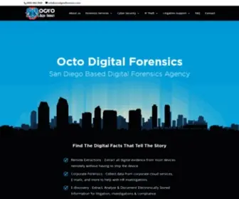 Octodigitalforensics.com(Octo Digital Forensics Company San Diego CA) Screenshot