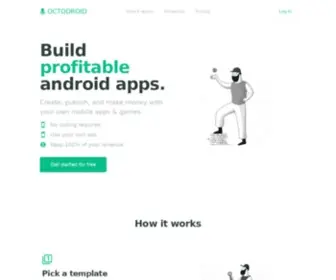 Octodroid.io(Make money with your own android apps) Screenshot