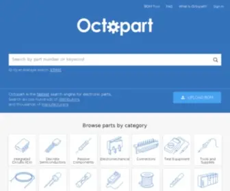 Octopart.com(Datasheets, Electronic Parts, Components, Search) Screenshot