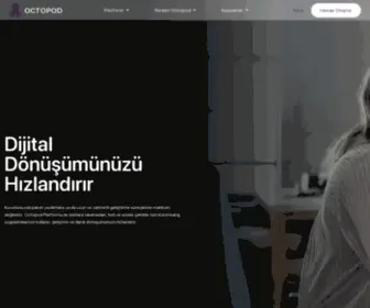 Octopod.com.tr(Daha önce hiç olmadığı kadar hızlı yazılım geliştirin) Screenshot