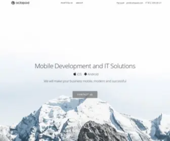 Octopod.com(IOS and Android Mobile Application Development) Screenshot