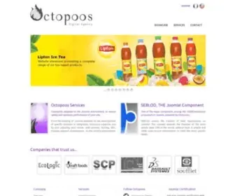 Octopoos.com(Web agency) Screenshot