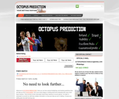 Octopus-Prediction.com Screenshot