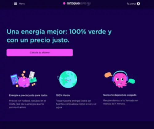 Octopusenergy.es(únete a los más de tres millones que ya disfrutan de una energía mejor) Screenshot