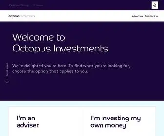Octopusinvestments.com(UK Investments) Screenshot