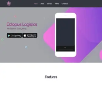 Octopuslog.com(Octopus Logistics) Screenshot