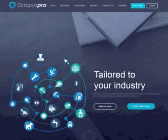 Octopuspro.com(Field Service Management Software) Screenshot