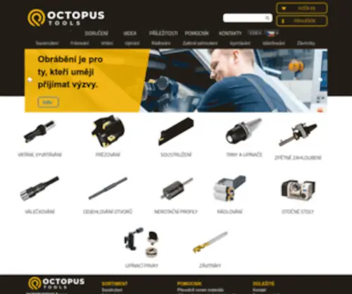 Octopustools.com(Obráběcí) Screenshot