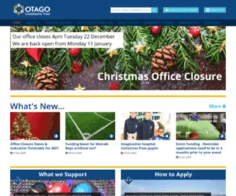 OCT.org.nz(Otago Community Trust) Screenshot