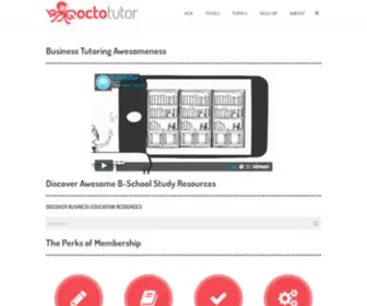 Octotutor.com(Business Tutoring Awesomeness) Screenshot